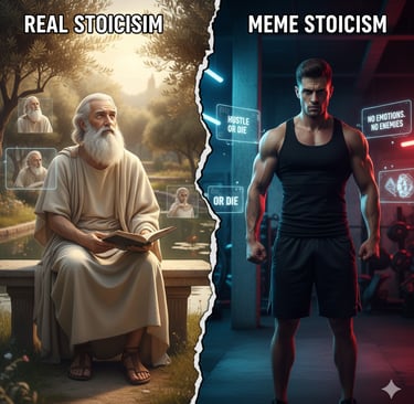 "Real" Stoicism vs. "Meme" Stoicism