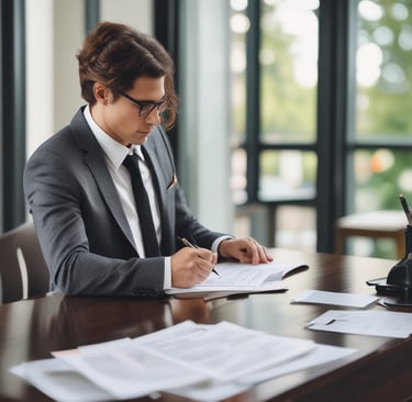 Mobile notary assisting a patient at Lahey Hospital in Burlington Massachusetts