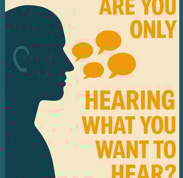 a poster with a man's profile in profile