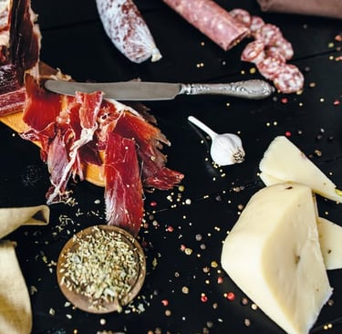 plateau jambon et fromage