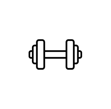 Personal Training, Hantel Icon