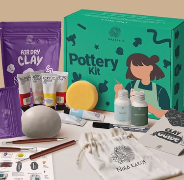 DIY all in one pottery gift kit