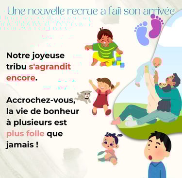 annonce de naissance humour famille nombreuse