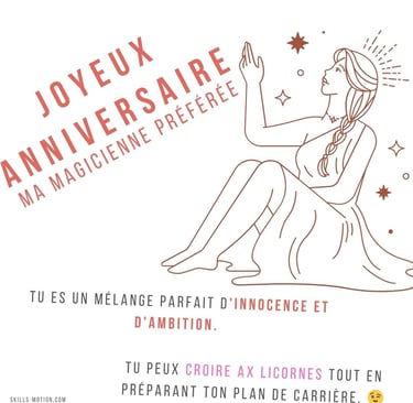 dessin de joyeux anniversaire humour  jeune femme 20 ans