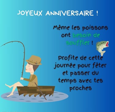 image joyeux anniversaire pecheur humour