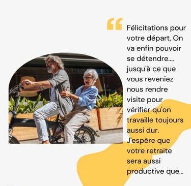 message pour depart retraitre d un superieur humour