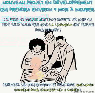photo humour annonce grossesse collegue