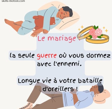 phrase sur le mariage humour
