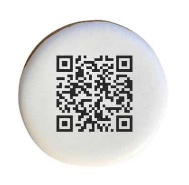 un biscuit imprimé avec qr code