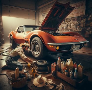 1972 corvette oil change