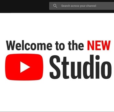 youtube studio dashboard