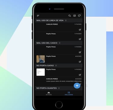 reporte de personal seguridad en el trabajo