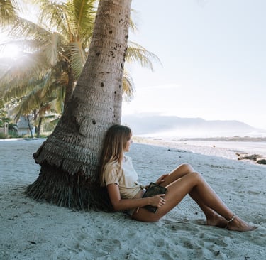 Solo Traveler Santa Teresa Costa Rica. Beach