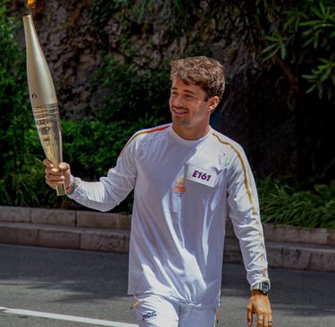Charles Leclerc - Flamme Olympique