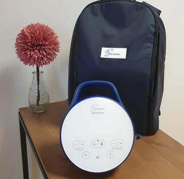 Le tire-lait est fourni avec son sac de transport durant la location