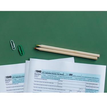 image of tax forms