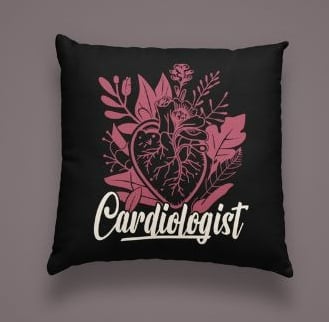 Cardiologist Throw Pillow