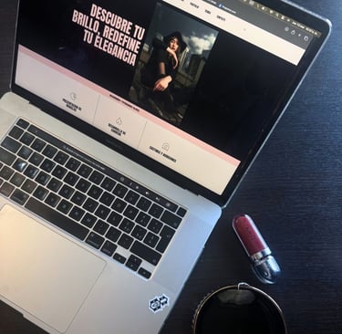 pagina web en ordenador