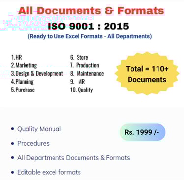 ISo9001 2015 Documentation