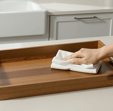 Snazzora serving tray product care instructions