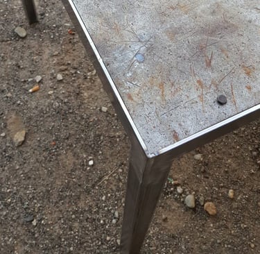 Tavolo industrial per sala da pranzo