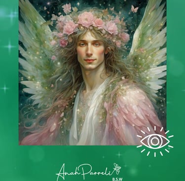 Paschar Angel of Vision. to manifest a person musthold the vision of the divine idea. 