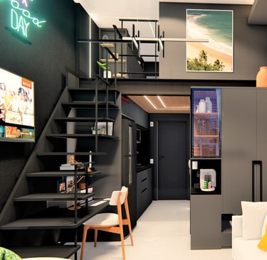 Reforma e projeto de Studio em São Paulo