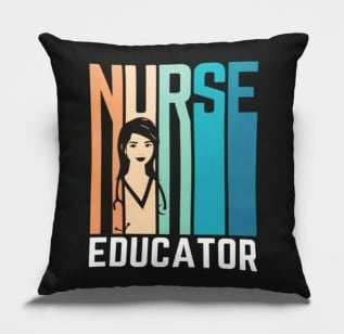 Throw Educator Throw Pillow