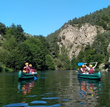 descente canoë kayak allier guidée aventure rivière été 2025