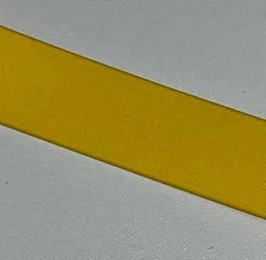 Farbmuster Biothane in Sonnengelb, Leine, Halsband, Maulkorb