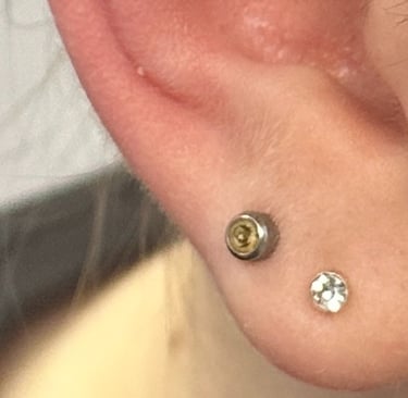 Safe lobe piercing service in Stonehaven studio with sterile tools