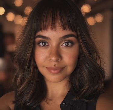 Professional esthetician Bobbie at Zen Babe Beauty, specializing in lashes, brows, facials, and waxing