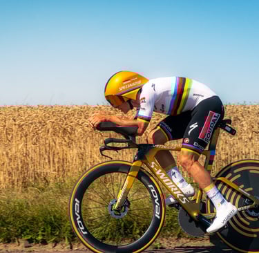 Remco Evenepoel Tour de France 2025, 6ème étape, Contre- la-montre Caen-Caen.