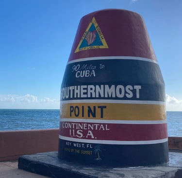 Balise du point le plus au sud des Etats-Unis continentaux