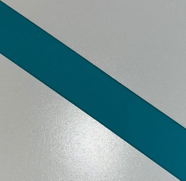 Farbmuster Biothane in Teal, Leine, Halsband, Maulkorb