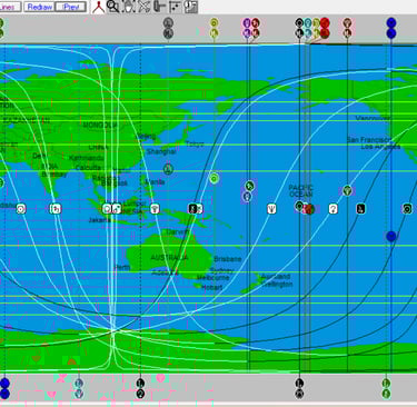 a screenshot of an astrocartography map