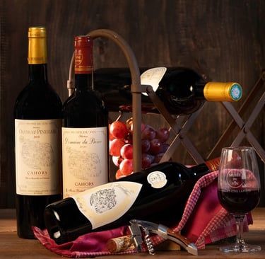 Vin de Cahors : Château Pineraie, Excellence du Musée, Cuvée du Musée, Domaine du Prince
