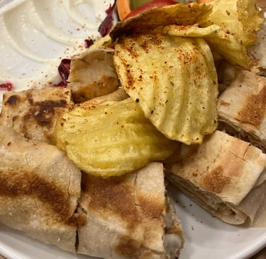 Shawarma and Garlic Sauce