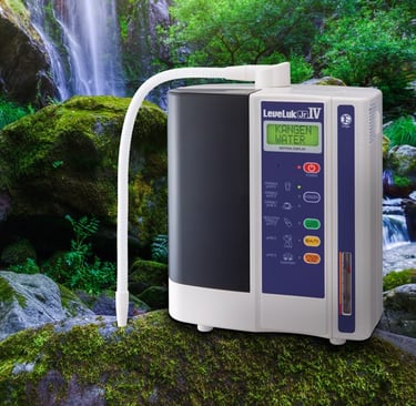 Enagic Leveluk JrIV Kangen Water ionizer featuring 5 different types of water