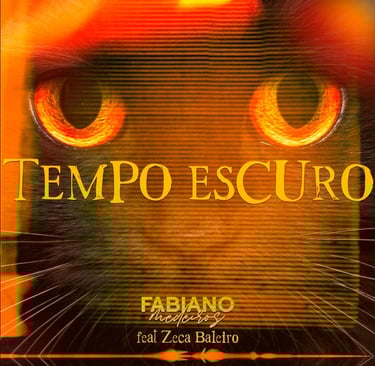 capa do single "Tempo Escuro" - Fabiano Medeiros feat Zeca Baleiro