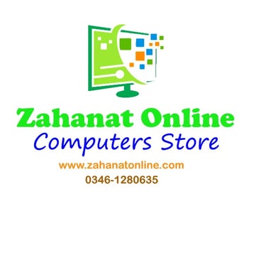 Zahanat Online Store Logo - Computer Accessories, Mobile Gadgets & Printing Services