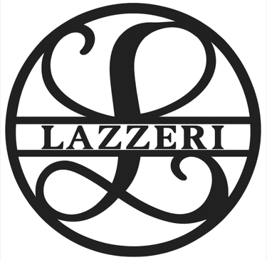A large L with the word Lazzeri