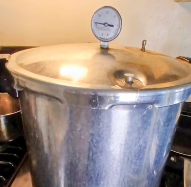 pressure cooker for mushroom cultivation