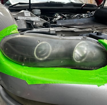 1996 Chevrolet Camaro foggy headlights