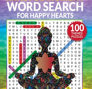 mindful moment word search for happy hearts large print puzzle book liora onyx cover