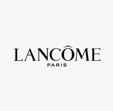 Logo of LANCÔME, a global beauty brand whose standards are met by King Fly.