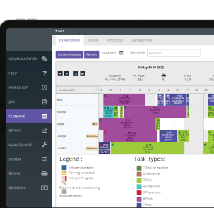 Automated planning management system