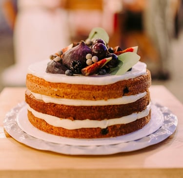 Vegan Semi-Naked Cake