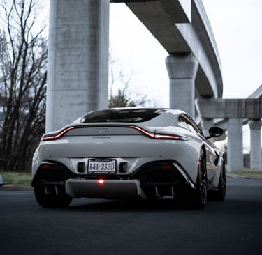 An Aston Martin Vantage.