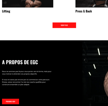 exemple d'un site offert par l'entreprise solufy